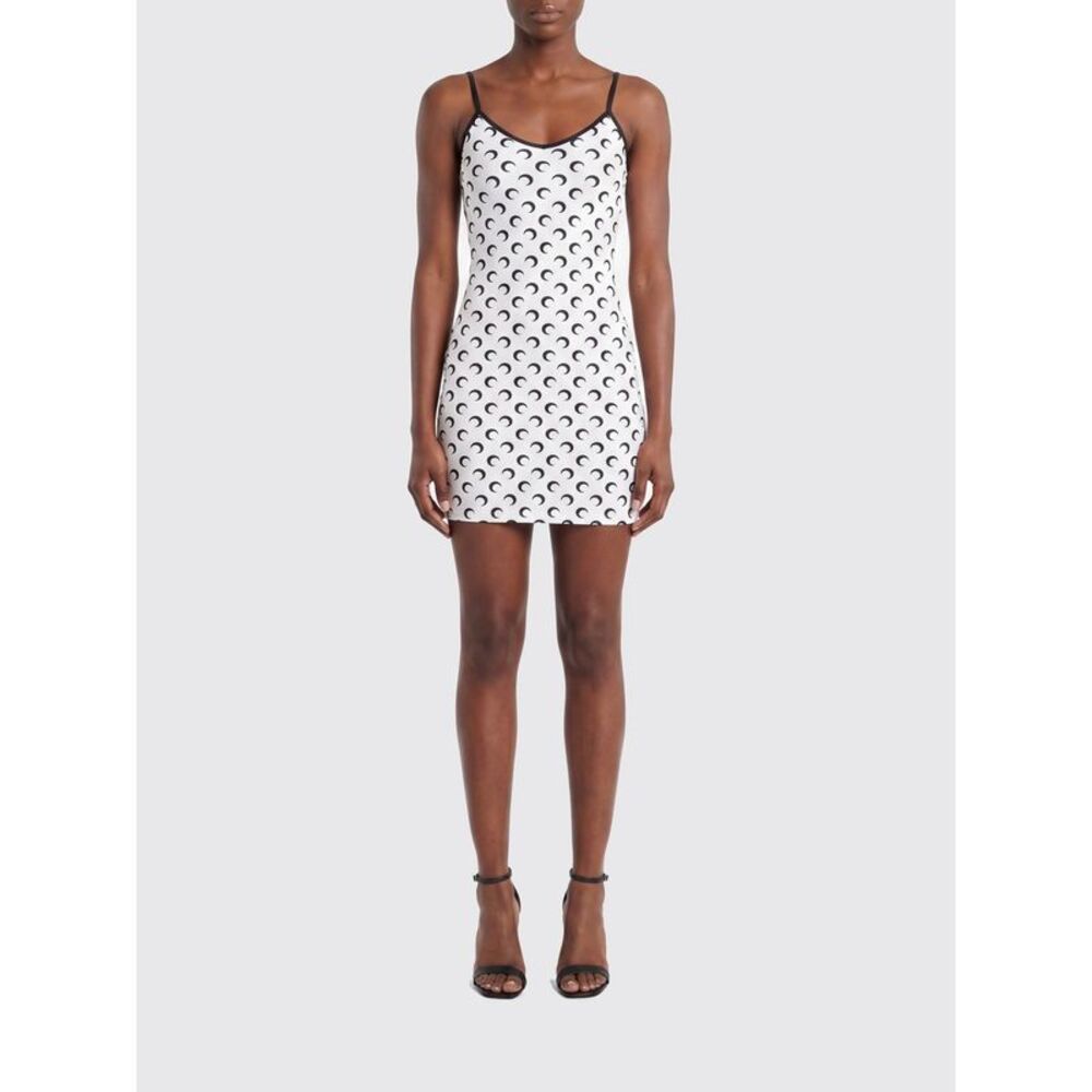 Marine Serre Dress Woman White